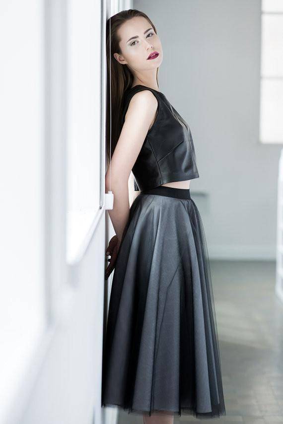 Fusta Duo - FUSTA TULLE NEAGRA DUO (clos)