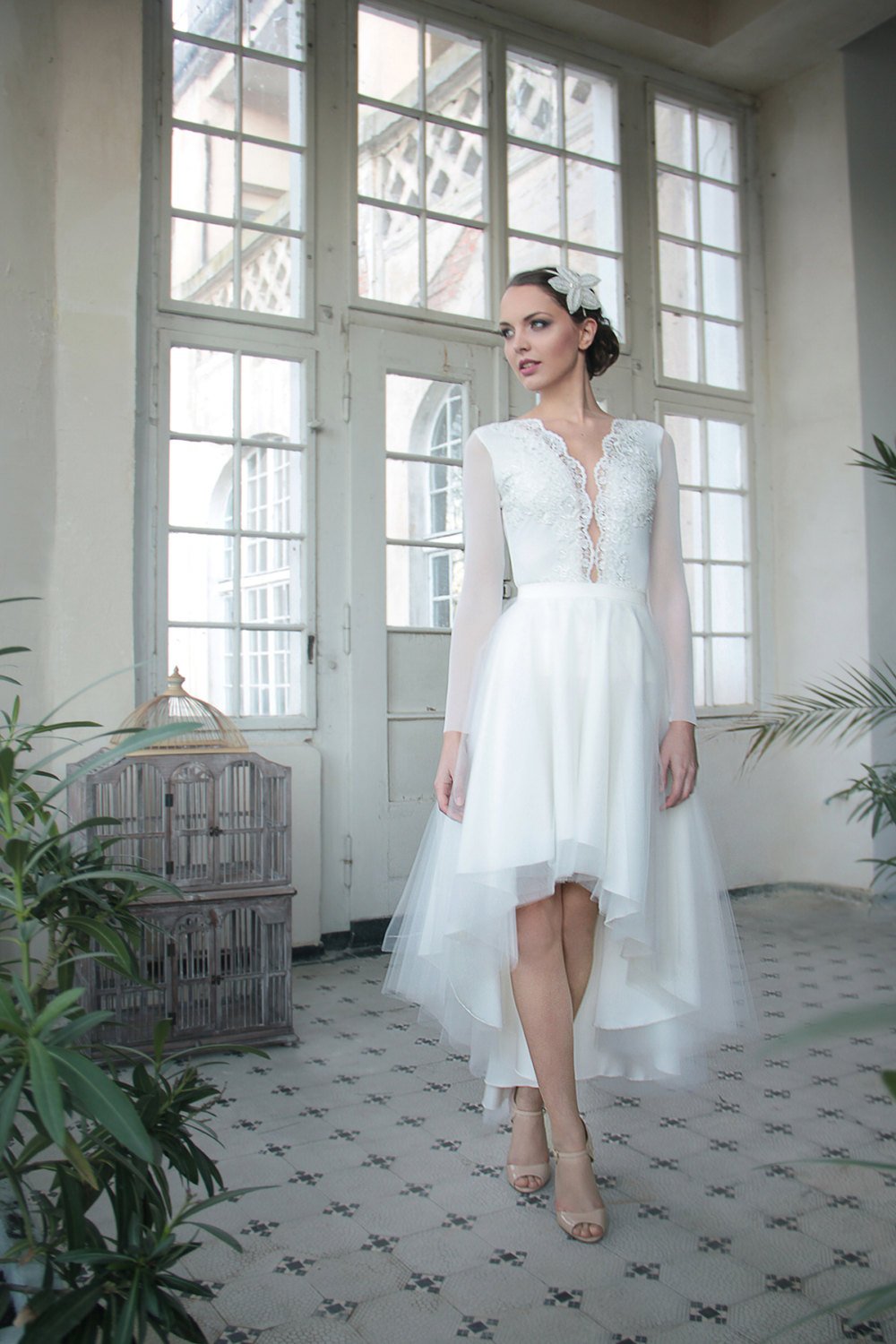 Fusta - FUSTA TULLE CU TRENA