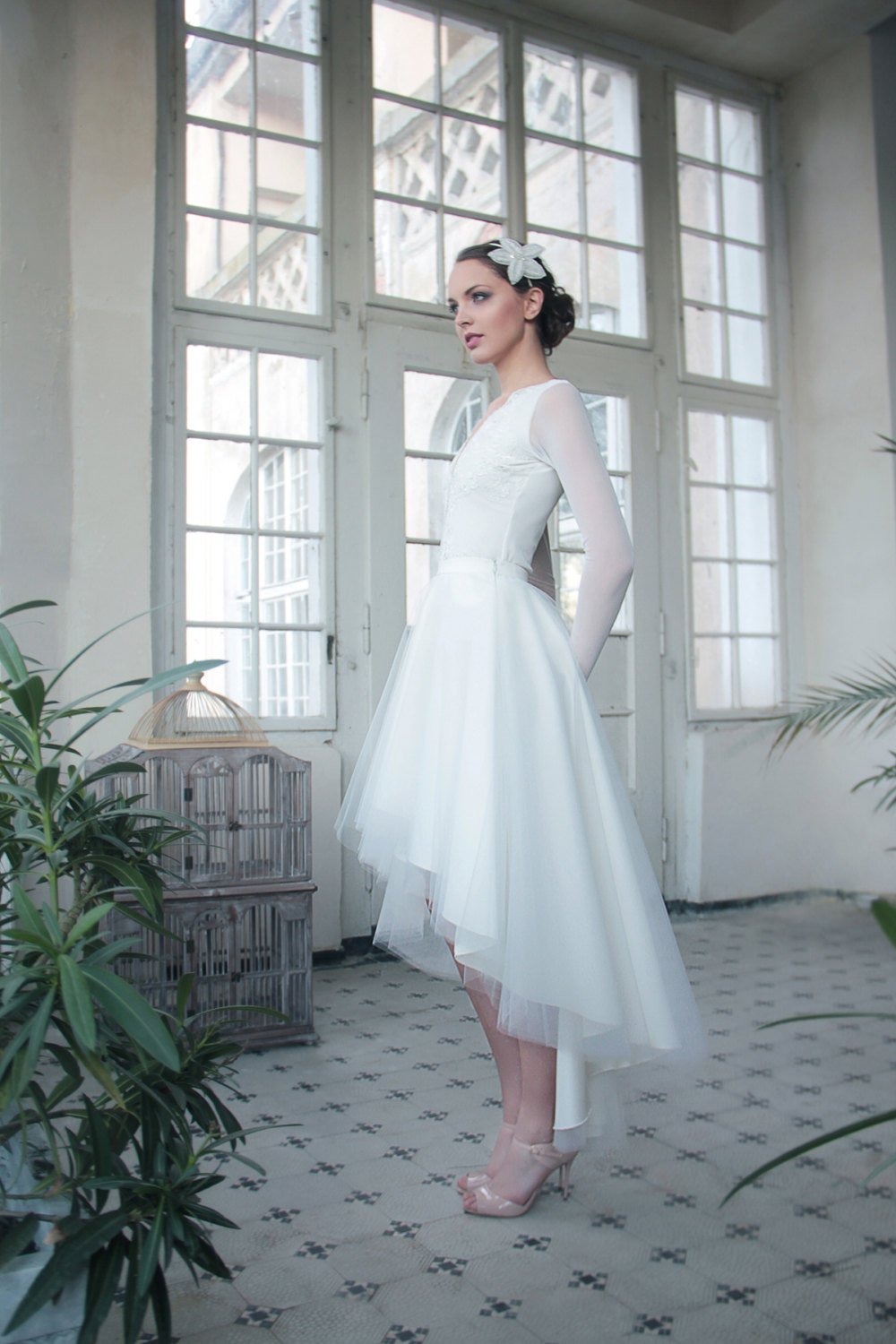 Fusta - FUSTA TULLE CU TRENA