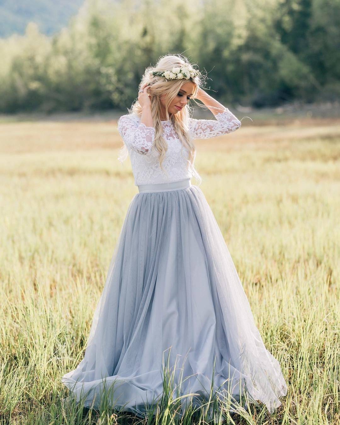 Fusta - FUSTA TULLE FIN MAXI (clos)