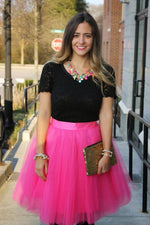 Fusta - FUSTA TULLE ROZ FUCSIA (clos)