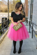 Fusta - FUSTA TULLE ROZ FUCSIA (clos)