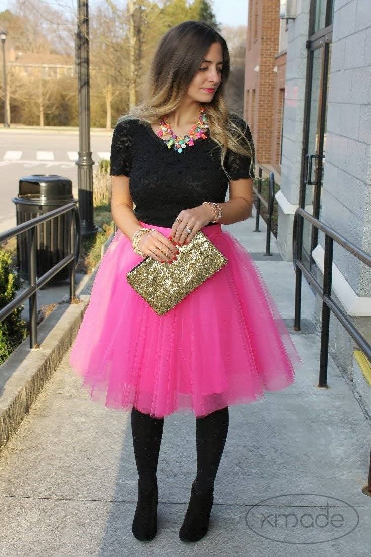 Fusta - FUSTA TULLE ROZ FUCSIA (clos)