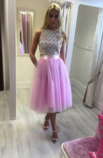Fusta - FUSTA TULLE ROZ PAL (cu Pense)