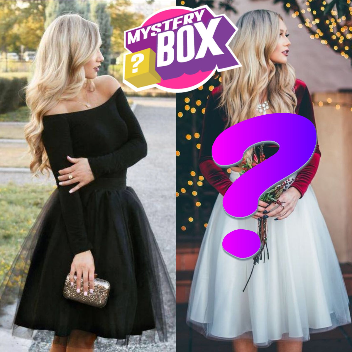 MYSTERY BOX - PACHET 2 FUSTE TULLE