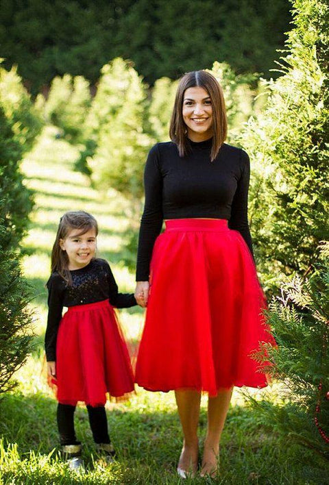 SET Fuste Tulle Mama Fiica - FUSTE TULLE MAMA SI FIICA (20 Culori Disponibile)